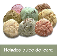 Helado dulce de leche